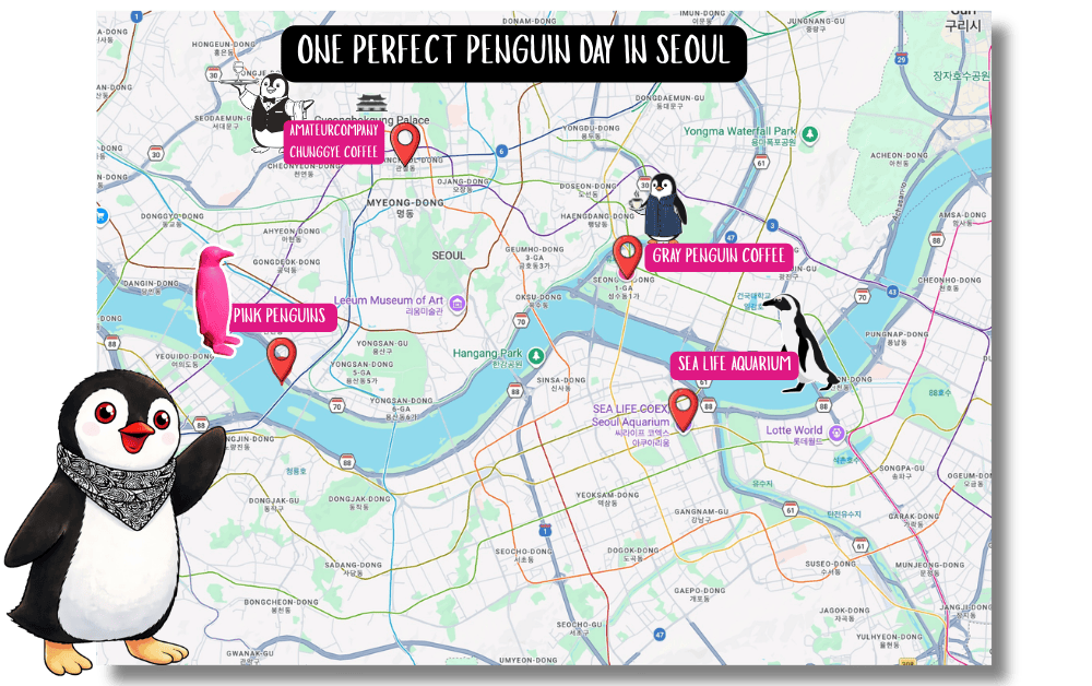 Seoul Penguin lover itinerary
