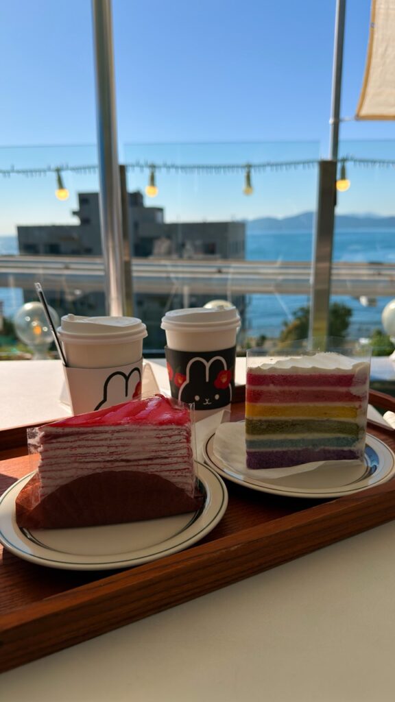 Busan skywalk coffee