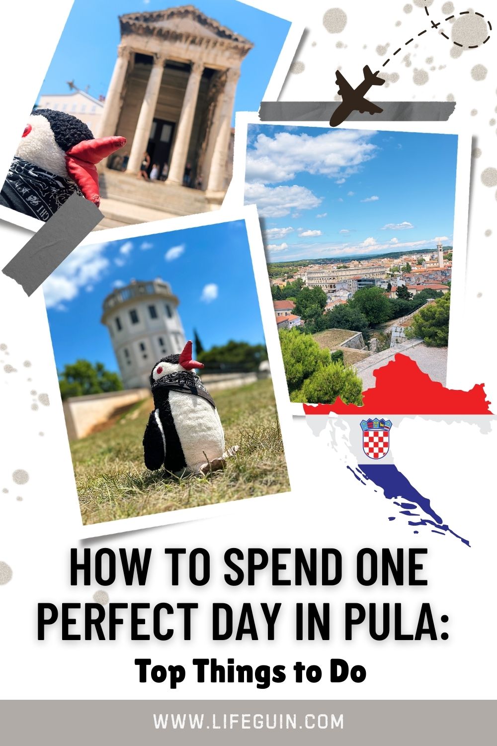 How to Spend One Perfect Day in Pula: Top Things to Do – follow Lifeguin on Pinterest