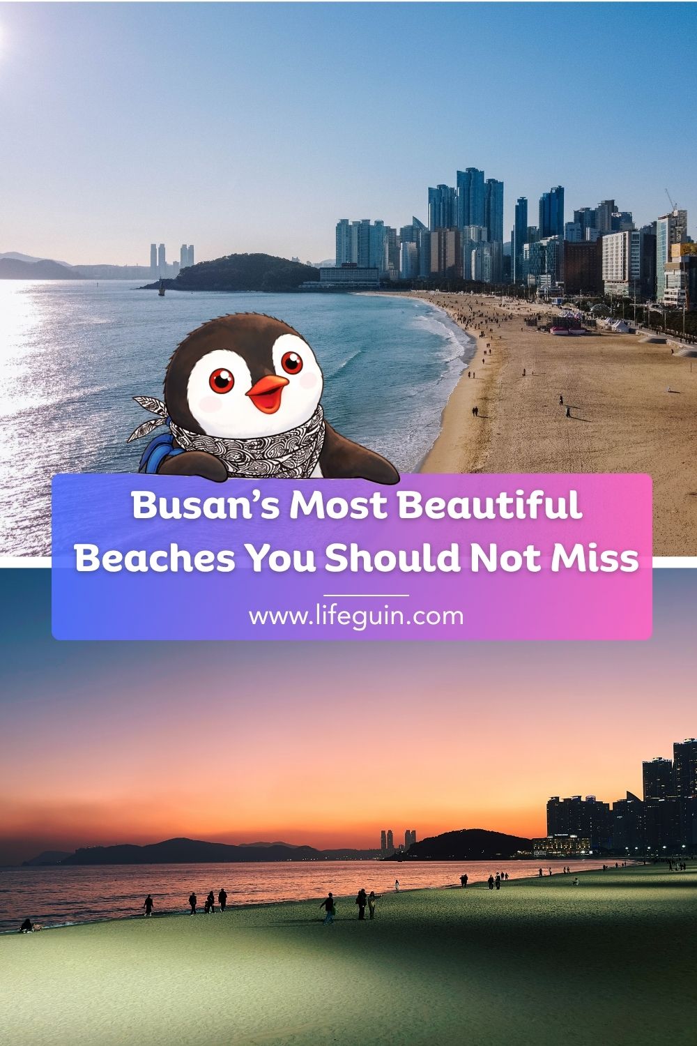 Busan’s Most Beautiful Beaches You Should Not Miss – follow Lifeguin on Pinterest