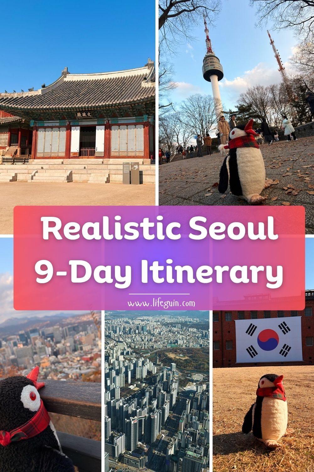 Seoul Itinerary pin