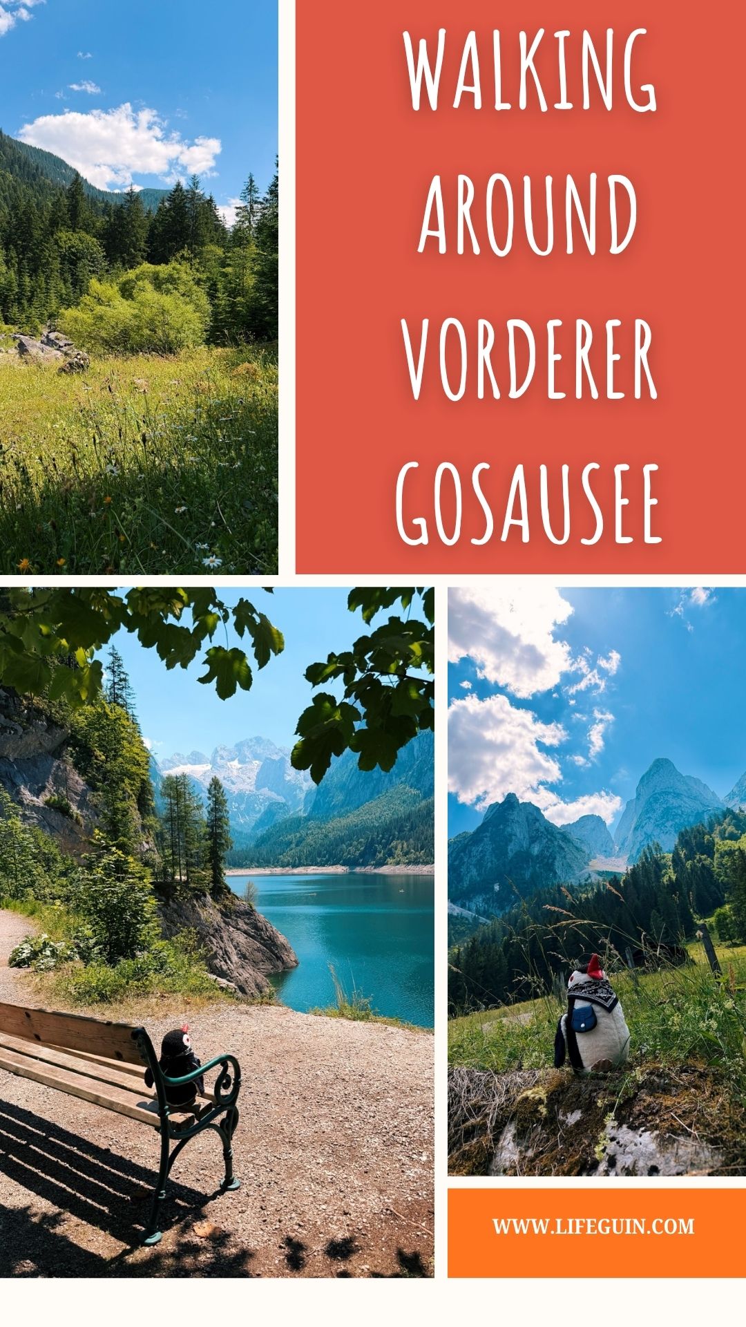 Walking Around Vorderer Gosausee pin