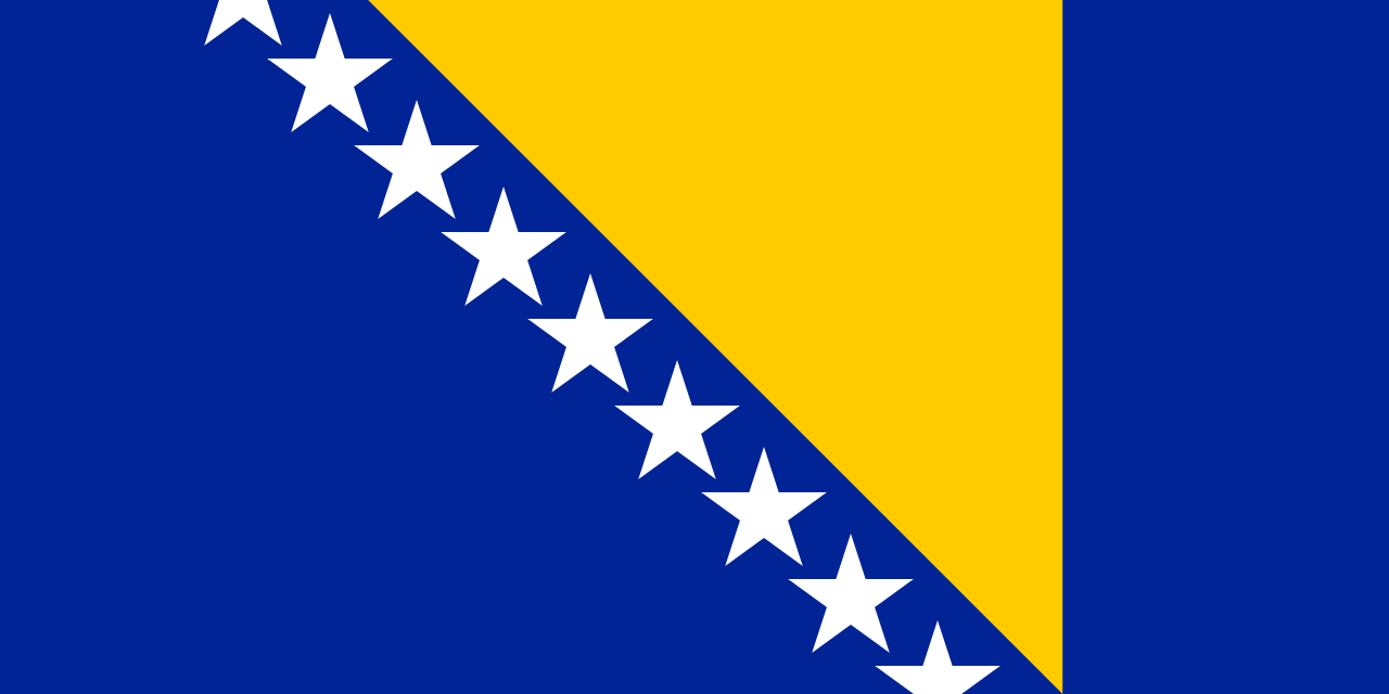 Flag of Bosnia Herzegovina