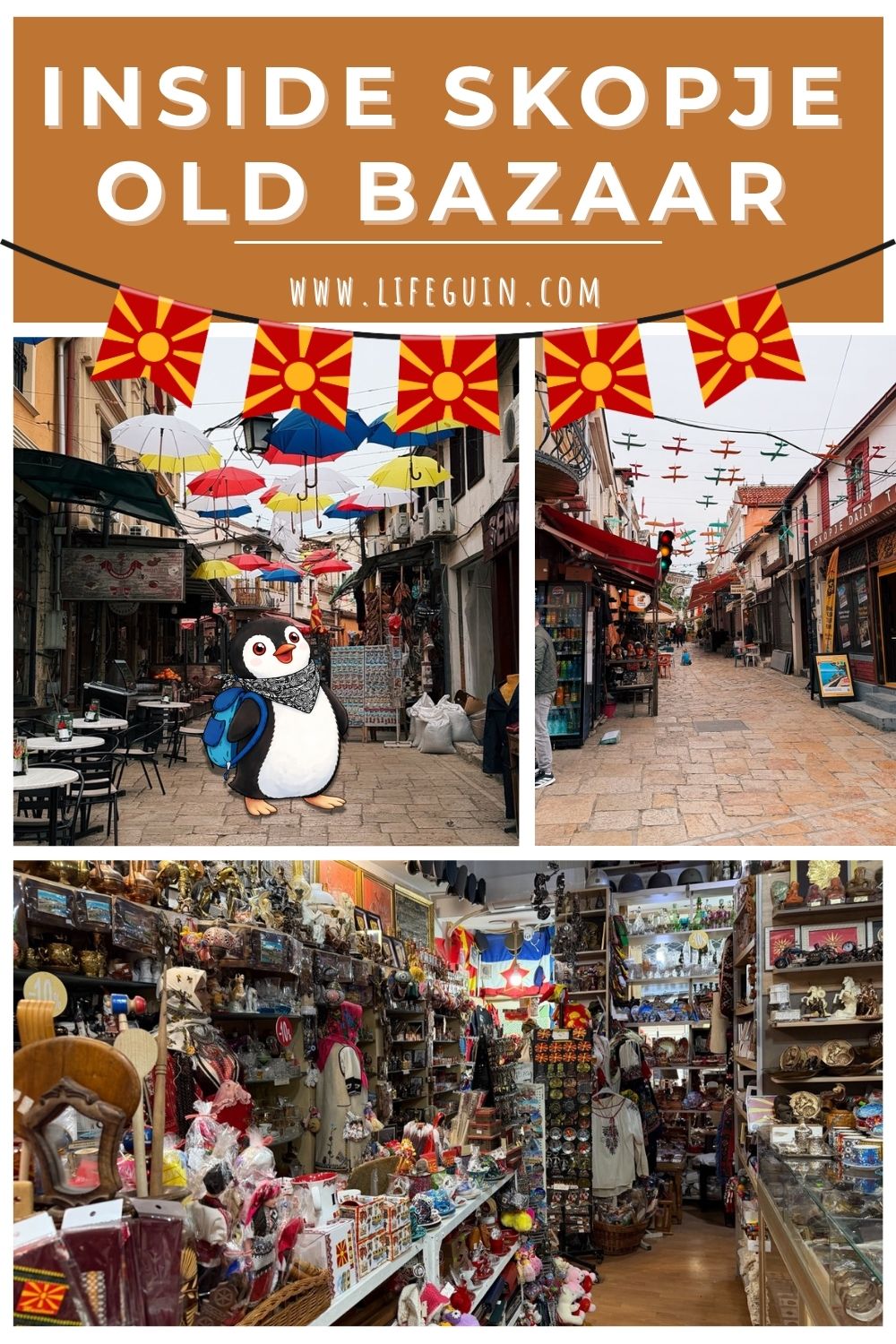 Inside Skopje Old Bazaar – follow Lifeguin on Pinterest