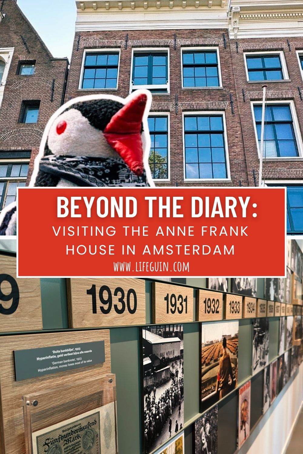Beyond the Diary: Visiting the Anne Frank House in Amsterdam – follow Lifeguin on Pinterest