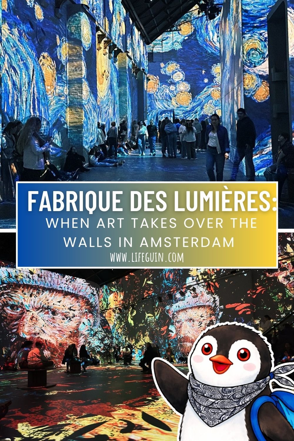 Fabrique des Lumières: When Art Takes Over the Walls in Amsterdam – follow Lifeguin on Pinterest