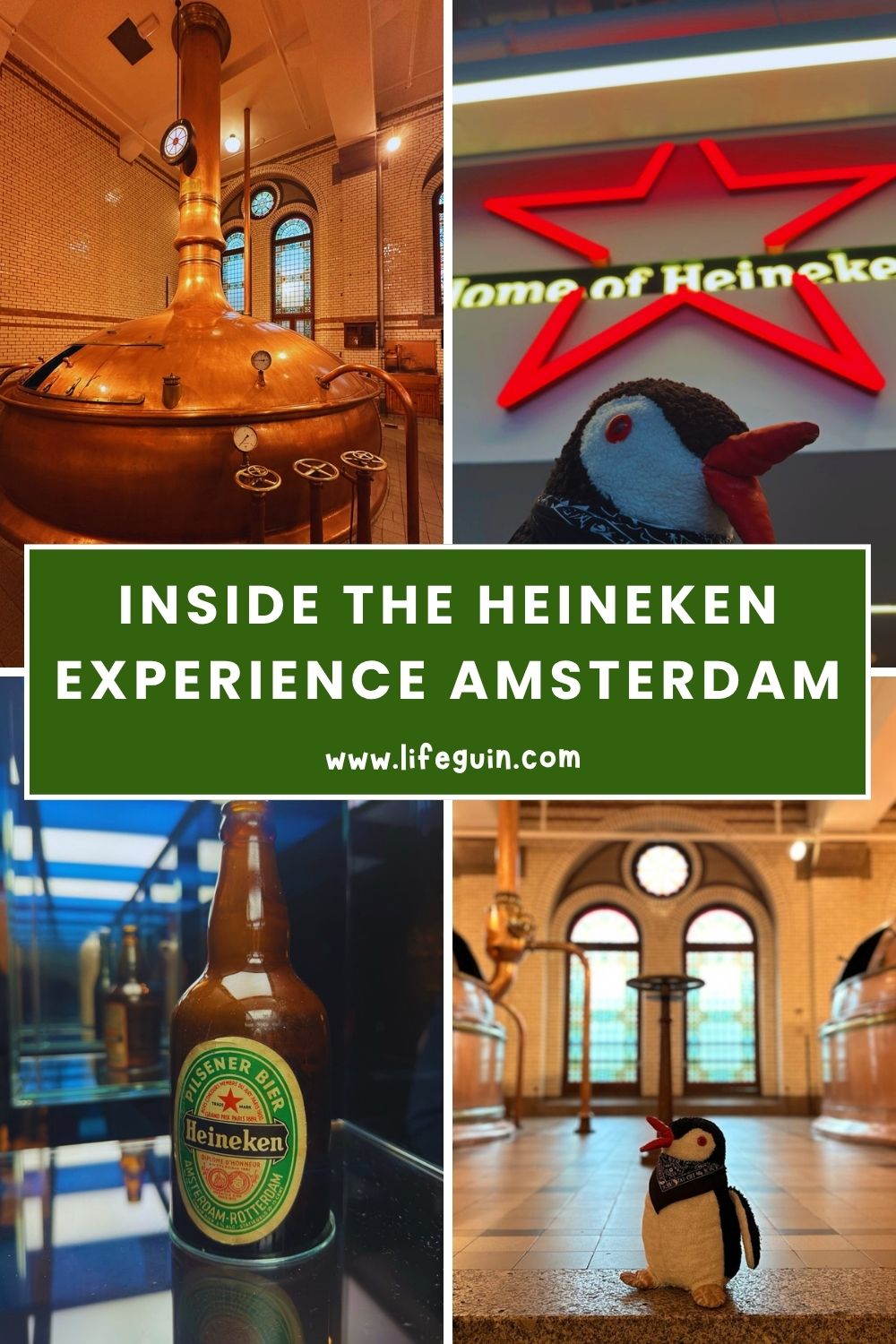 Inside the Heineken Experience Amsterdam: The Story Behind the Famous Green Bottle – follow Lifeguin on Pinterest