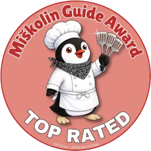 Miškolin Guide award: Top rated