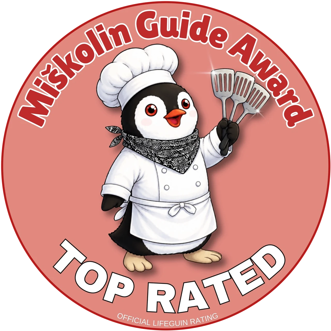 Miškolin Guide Award: Top rated, three spatulas
