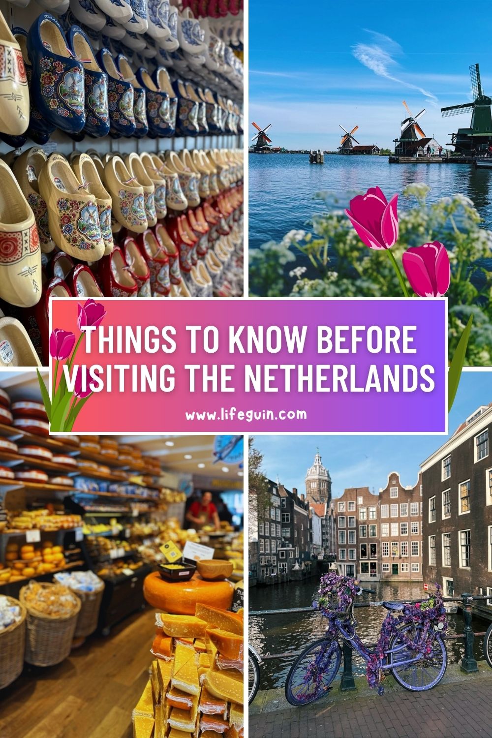 Things to Know Before Visiting the Netherlands – follow Lifeguin on Pinterest