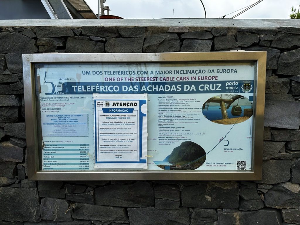 Achadas da Cruz Cable Car