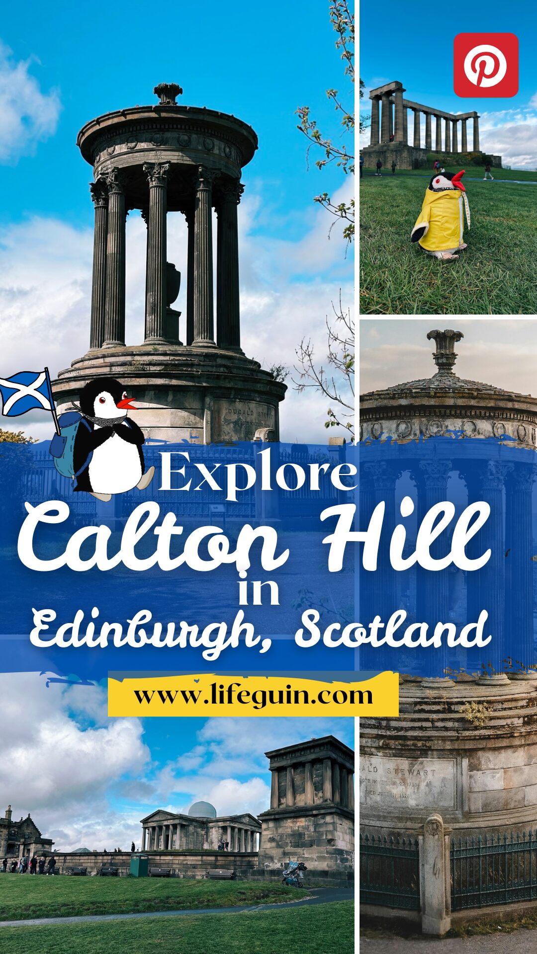 Explore Calton Hill in Edinburgh – follow Lifeguin on Pinterest