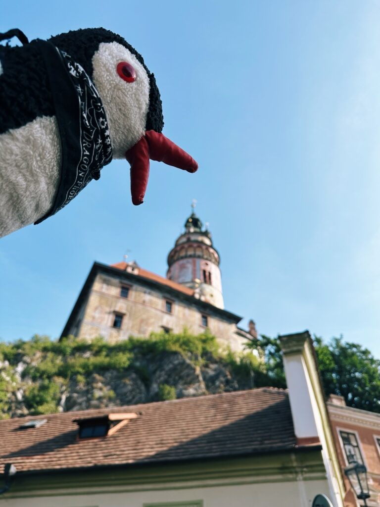 Cesky Krumlov Castle Tower