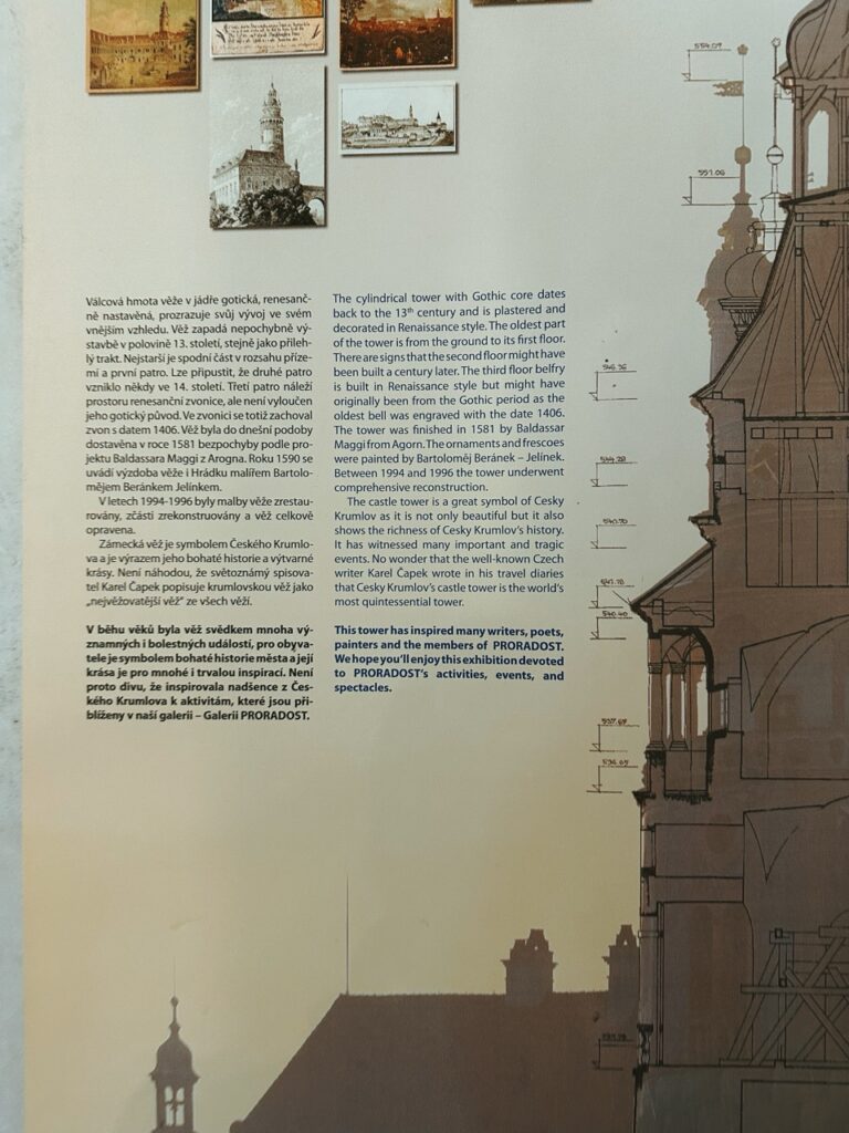 Cesky Krumlov Castle Tower