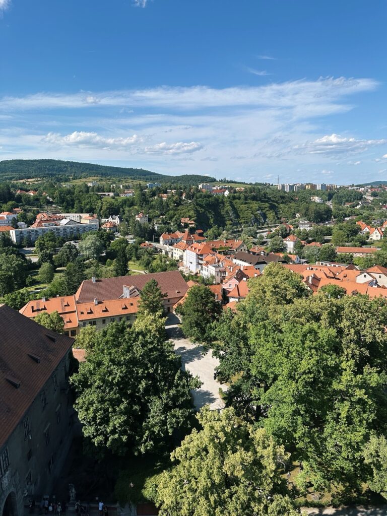 Cesky Krumlov Castle Tower
