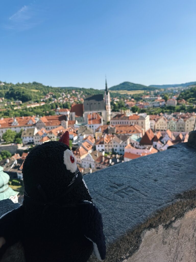 Cesky Krumlov Castle Tower