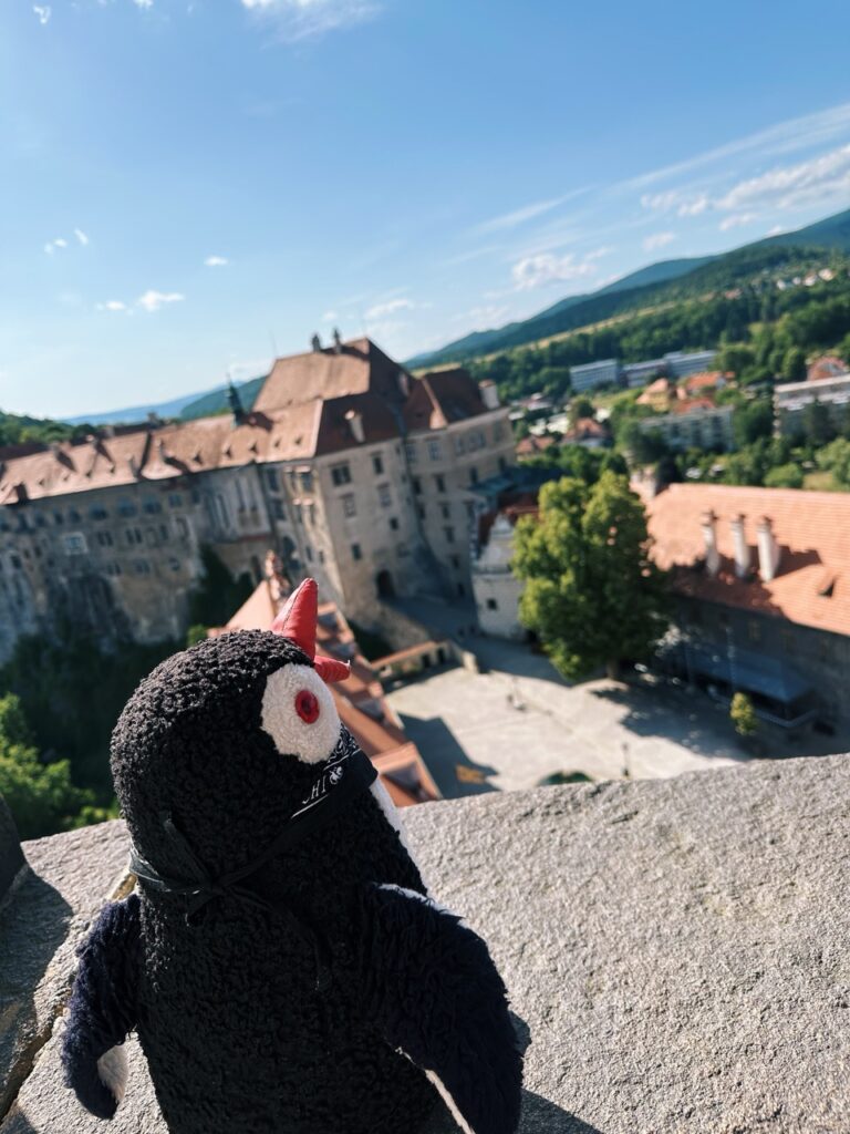 Cesky Krumlov Castle Tower