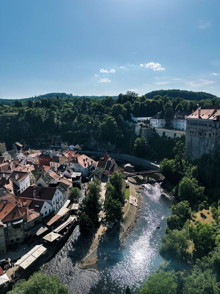 Cesky Krumlov Castle Tower