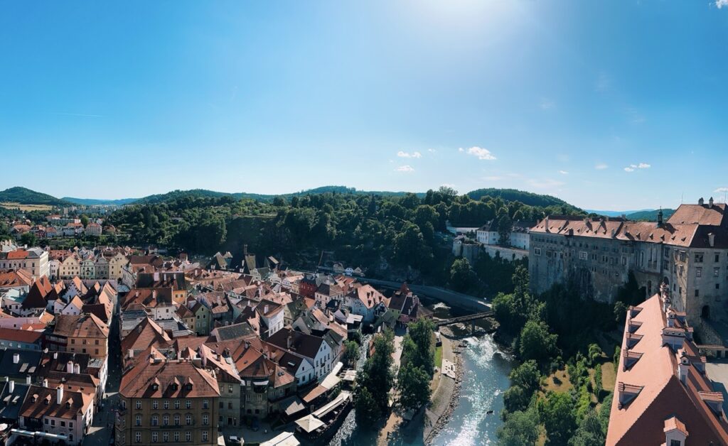 Cesky Krumlov Castle Tower