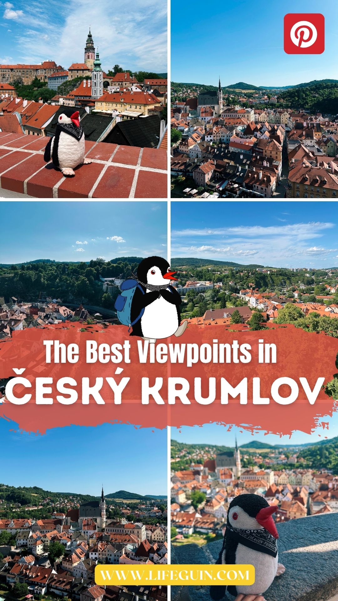 The Best Viewpoints in Český Krumlov You Can’t Miss – follow Lifeguin on Pinterest