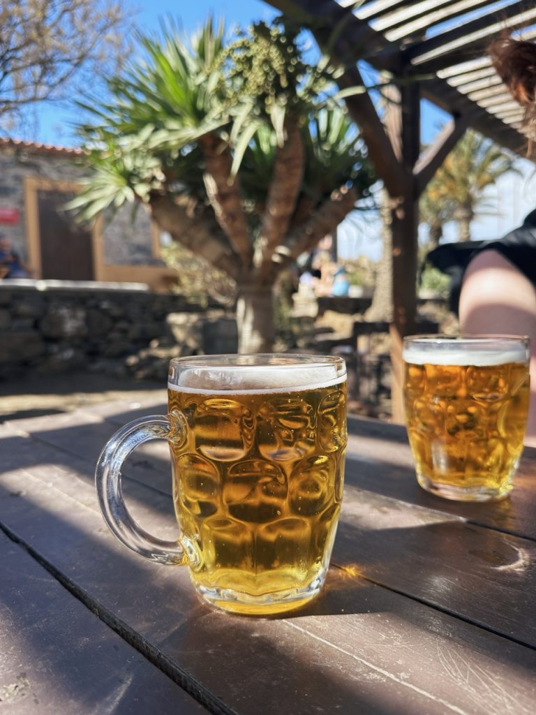 Coral beer Madeira