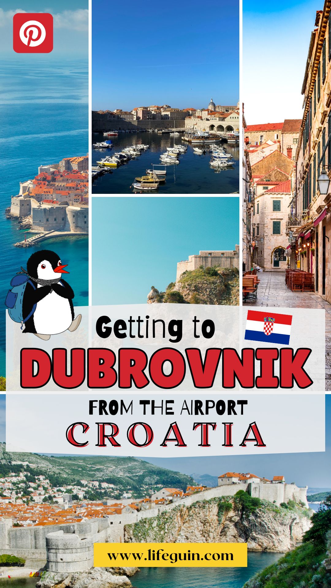 How to Get from Dubrovnik Airport to the City: All Transport Options Explained – follow Lifeguin on Pinterest