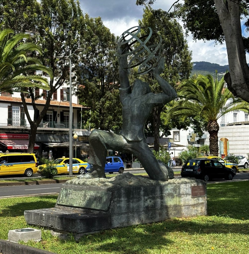 Funchal emigrants statue