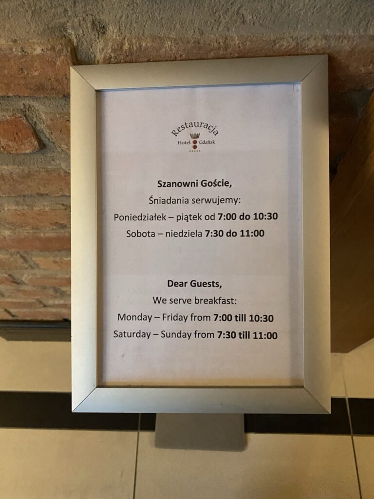 Gdansk Hotel review