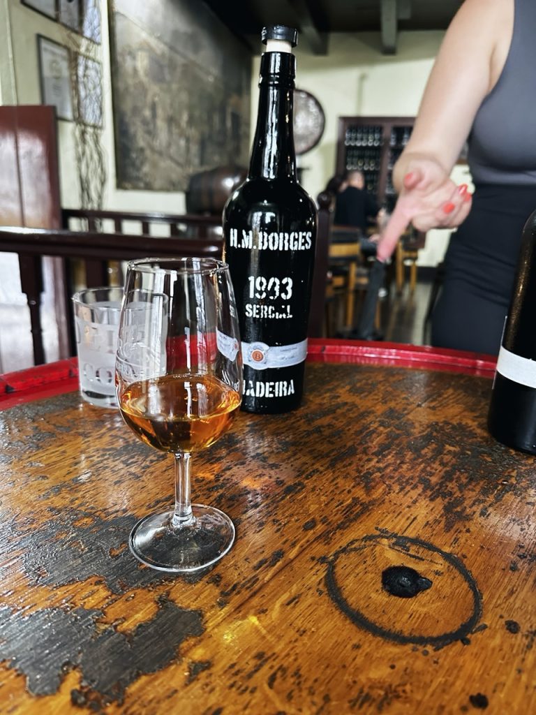 Hm borges Madeira wine