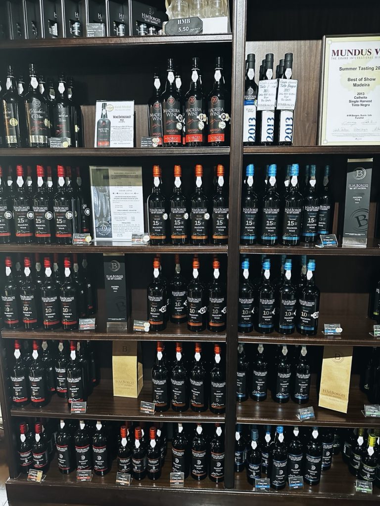 Hm borges Madeira wine