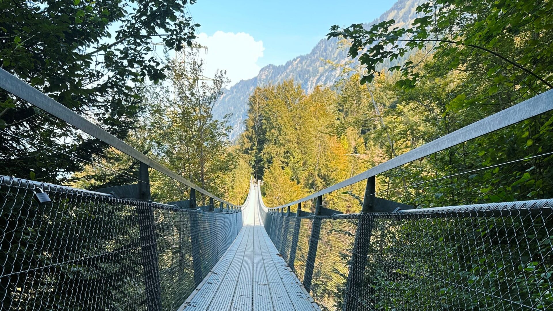 Leissigen Suspension Bridge featured