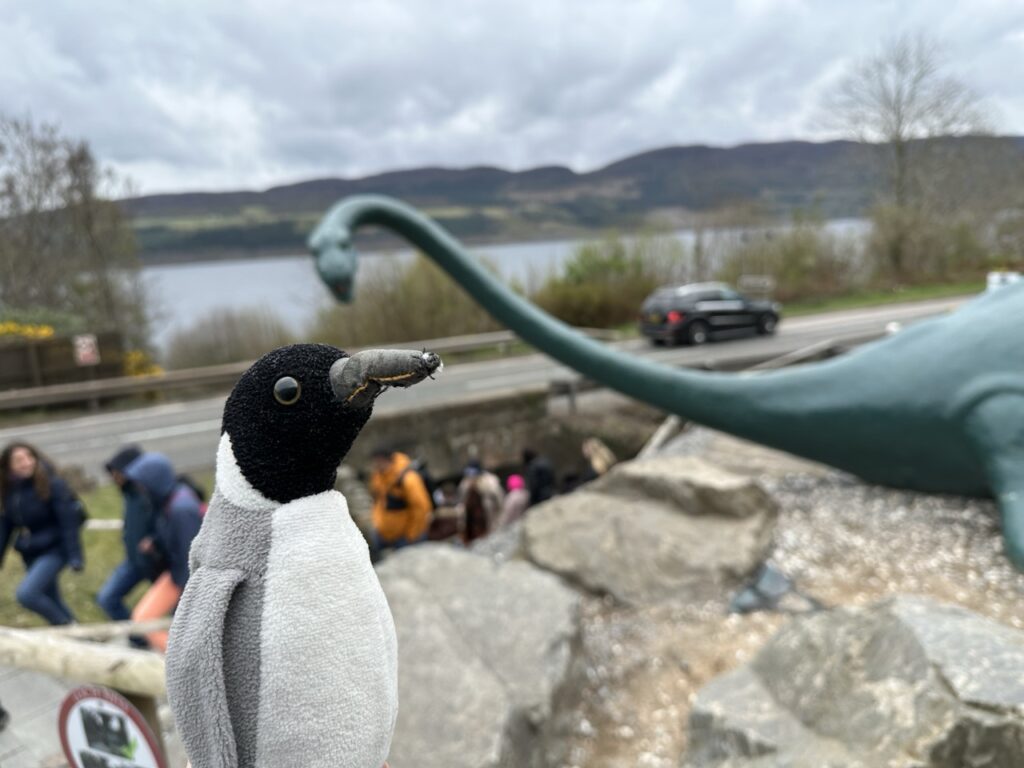 Loch Ness scotland Penguin stone
