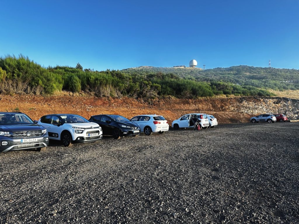 Parking at Miradouro do Juncal