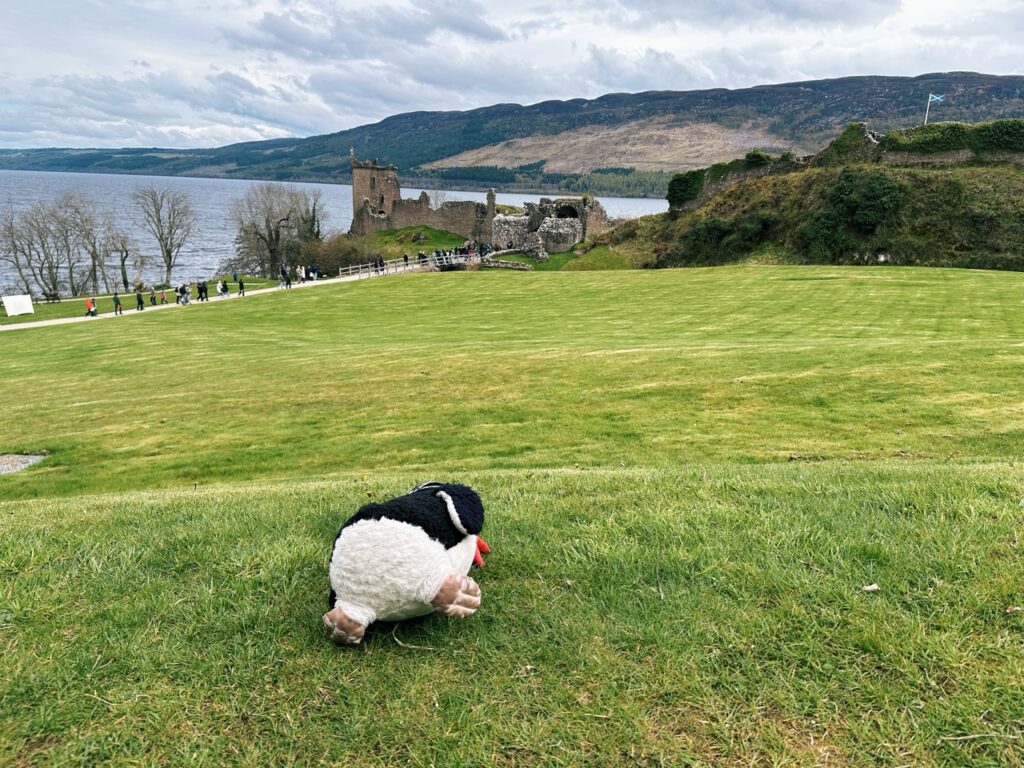 Urquhart Castle scotland Penguin stone