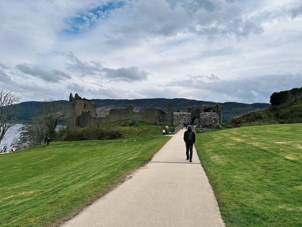 Urquhart Castle scotland Penguin stone