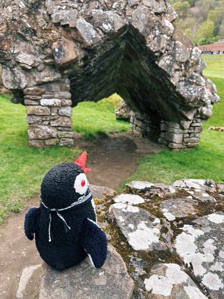 Urquhart Castle scotland Penguin stone