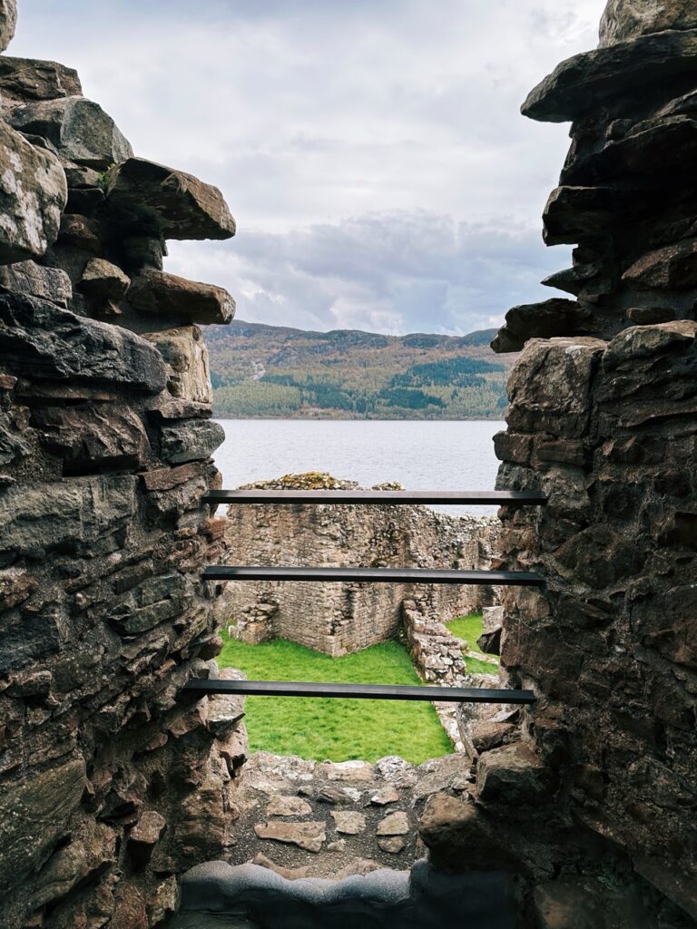 Urquhart Castle scotland Penguin stone