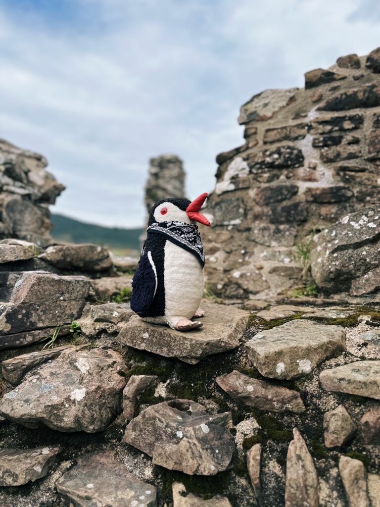 Urquhart Castle scotland Penguin stone