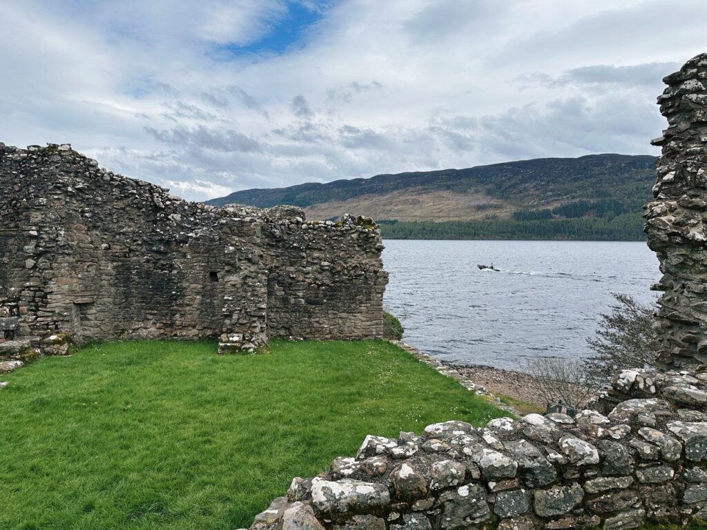 Urquhart Castle scotland Penguin stone