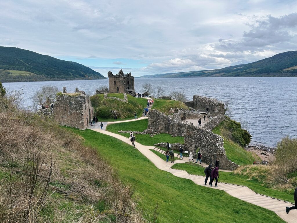 Urquhart Castle scotland Penguin stone