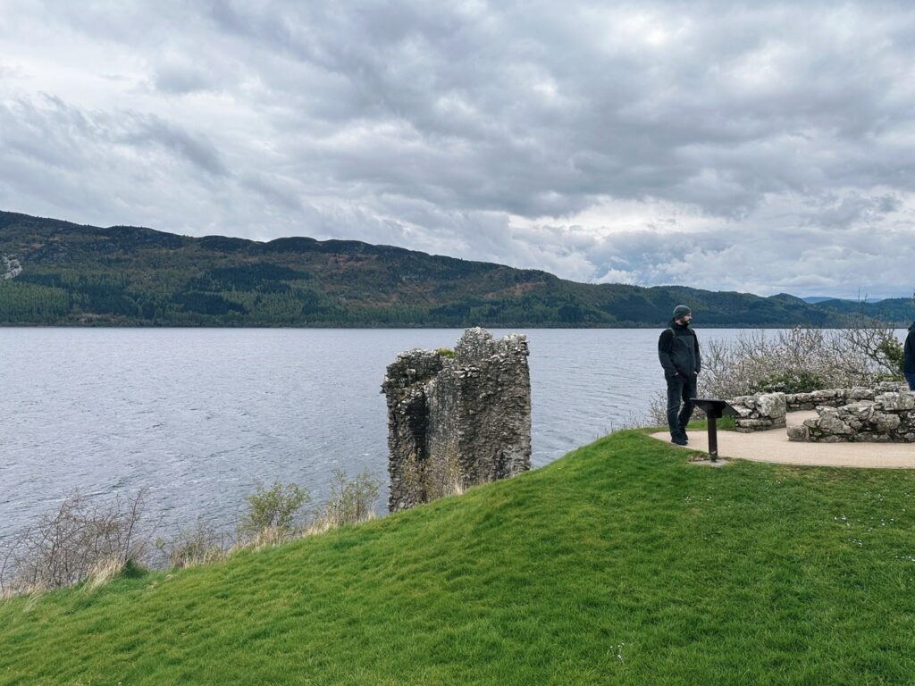 Urquhart Castle scotland Penguin stone