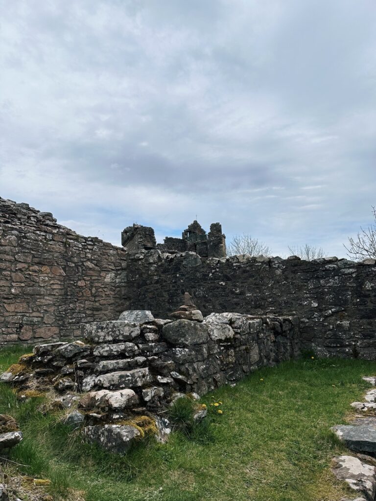 Urquhart Castle scotland Penguin stone
