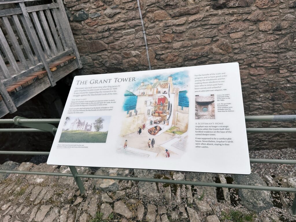 Urquhart Castle scotland Penguin stone