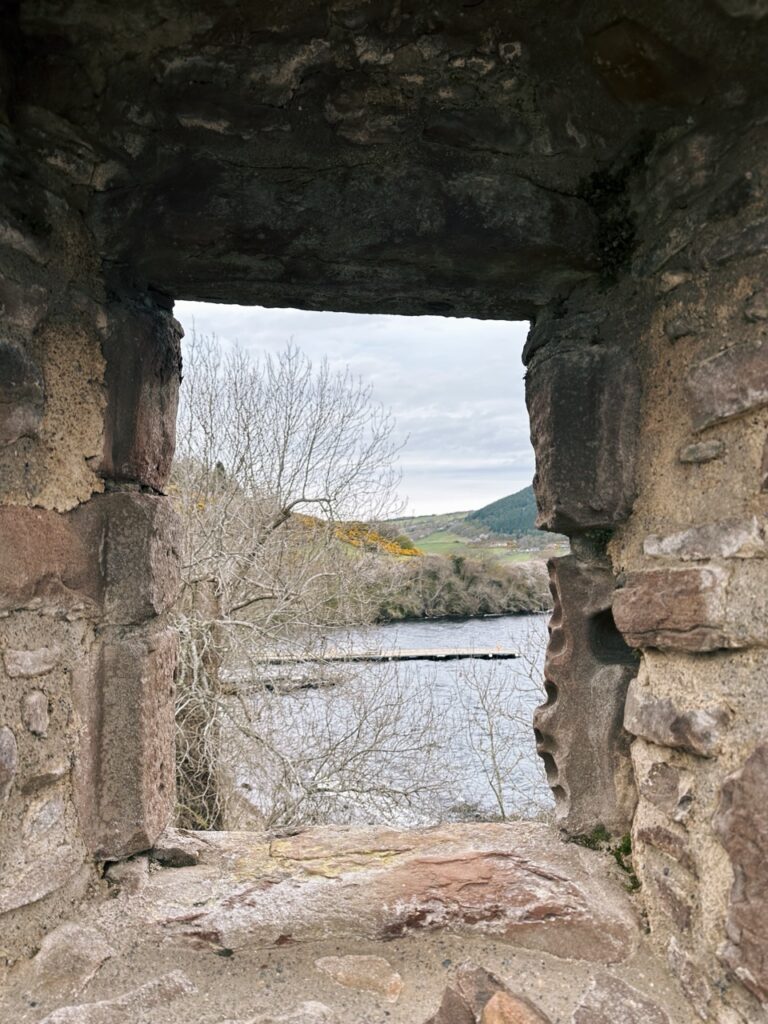 Urquhart Castle scotland Penguin stone