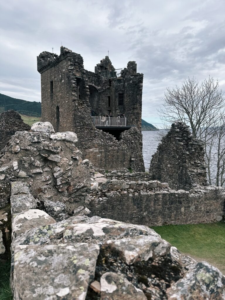 Urquhart Castle scotland Penguin stone