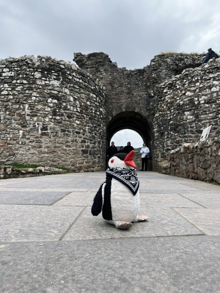 Urquhart Castle scotland Penguin stone