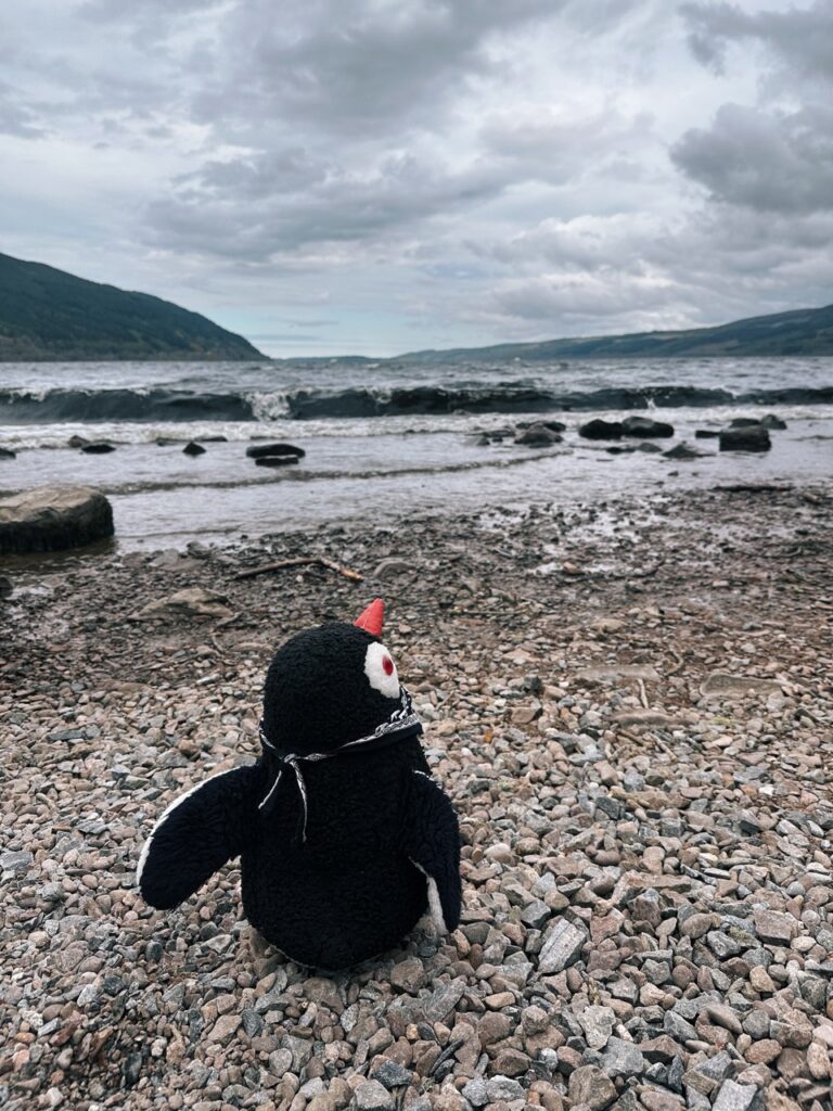 Urquhart Castle scotland Penguin stone