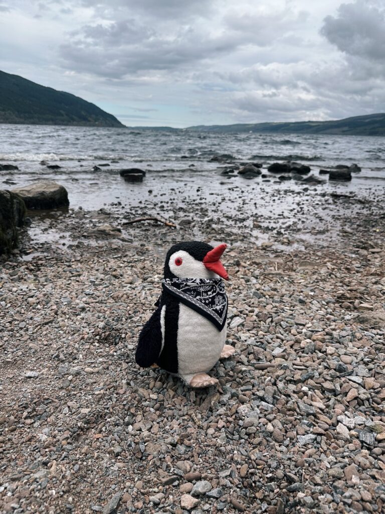 Urquhart Castle scotland Penguin stone