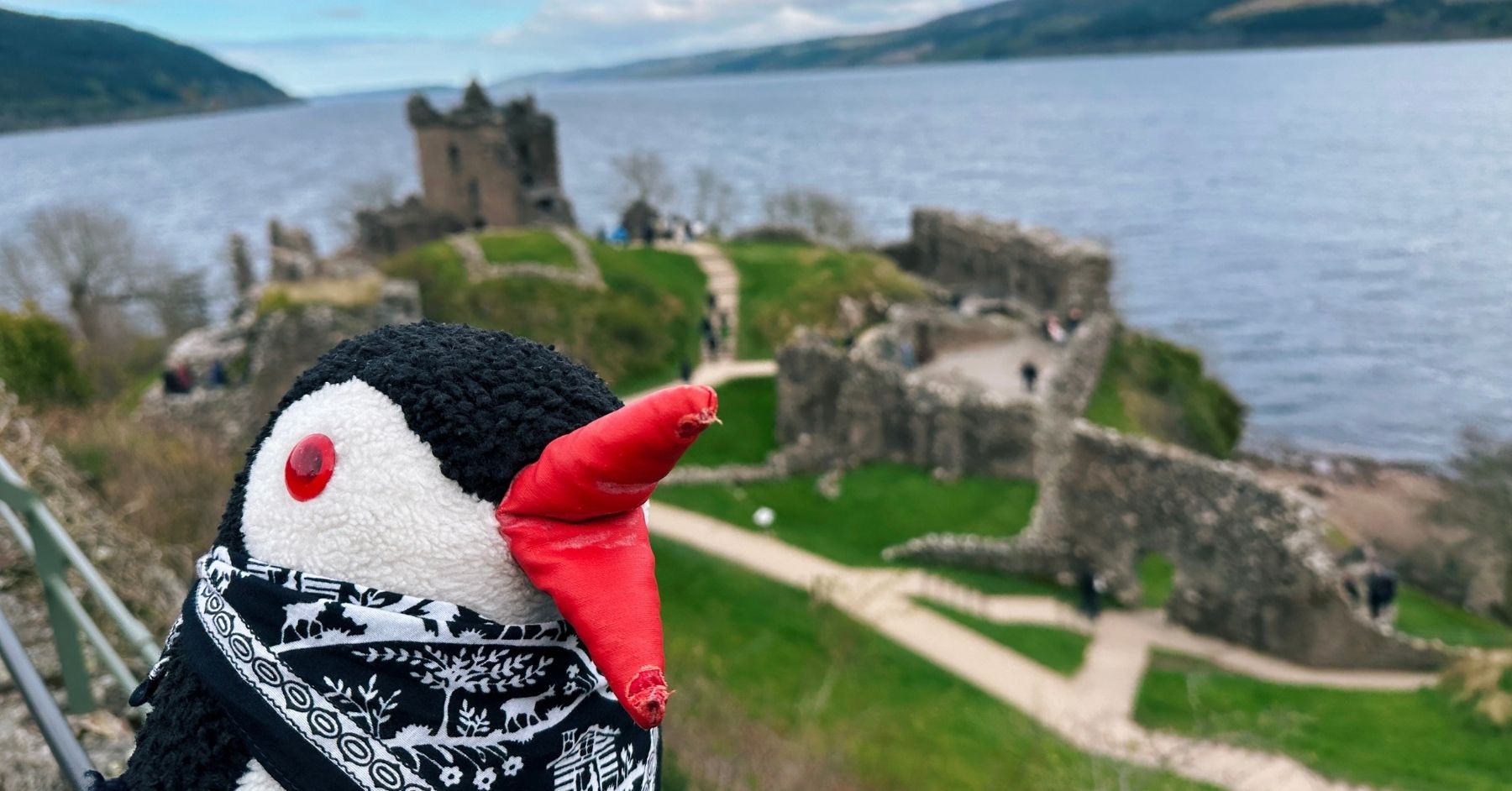 Urquhart Castle scotland Penguin stone featured
