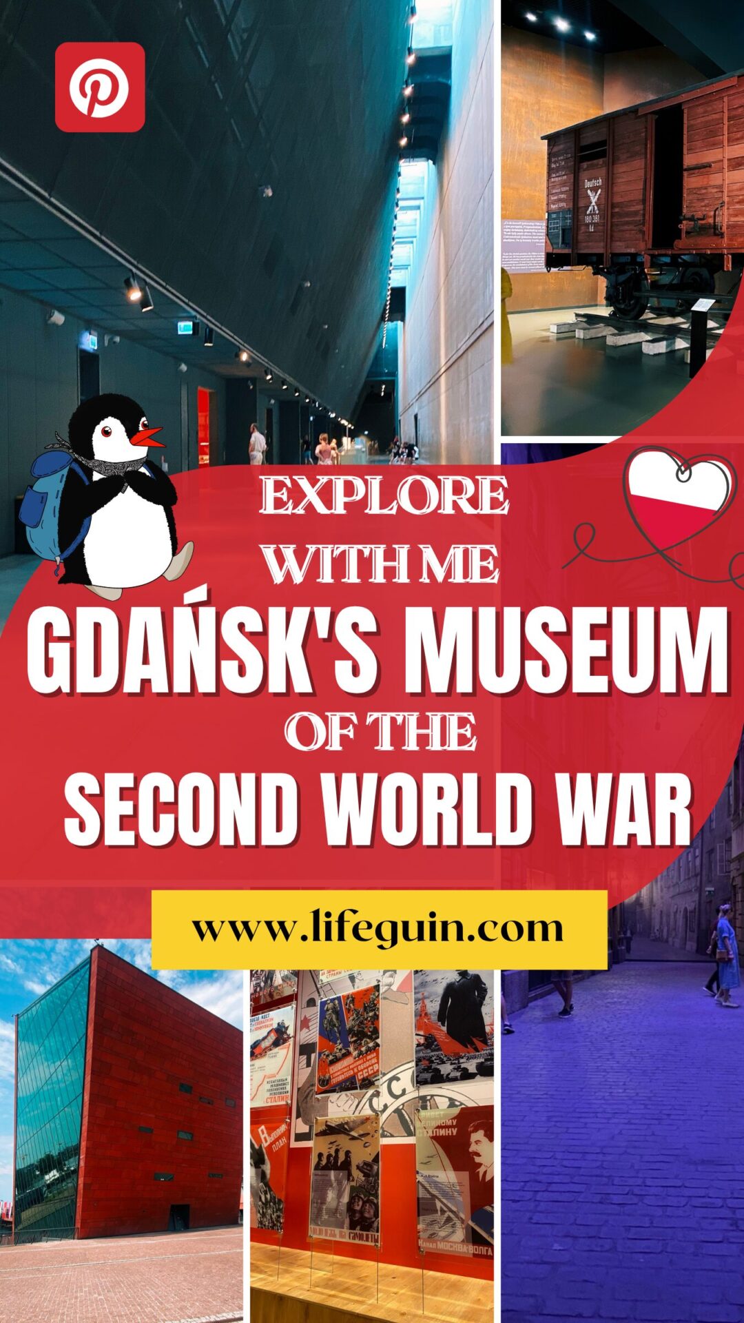 Gdańsk's Museum of the Second World War: A Journey Through History – follow Lifeguin on Pinterest